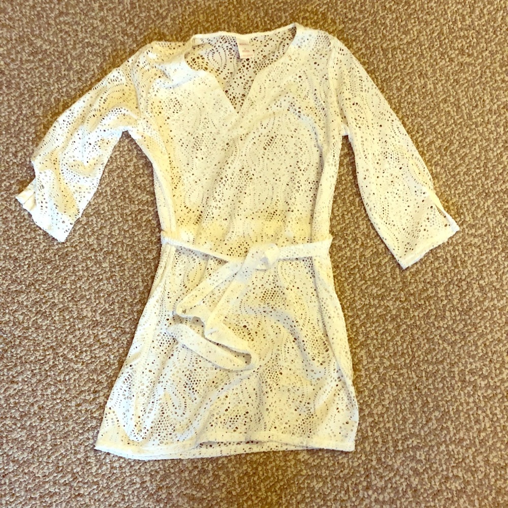 White Beach Cover Up